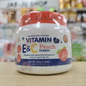 Precious skin vitamin e&c peach body cream 200g tofu