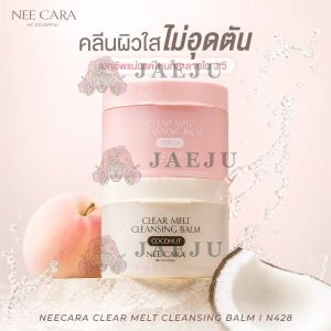 N428 Nee cara clear melt cleansing balm นี คารา บี คัลเลอร์ฟูล เคลียร์ เมลท์ คลีนซิ่งบาล์ม 100g