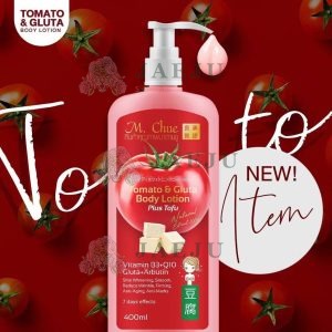 M.Chue Tomato Tofu Body Lotion เอ็ม.จู โทเมโท โทฟุ บอดี้ โลชั่น 400ml.