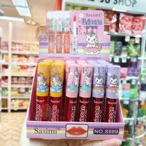 NO.S989 Sasimi unicorn lip tint เซซามิ ยูนิคร่อน ลิปทิ้นท์ 24pcs