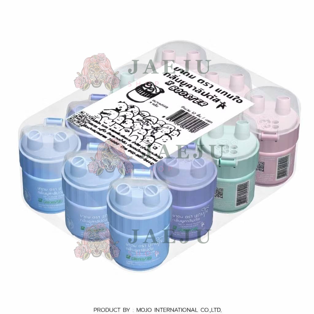 TAN jai brand inhaller eucalyptus scent ยาดมตราแทนใจ กลิ่นยูคาลิปตัส pack12x5g - Image 12