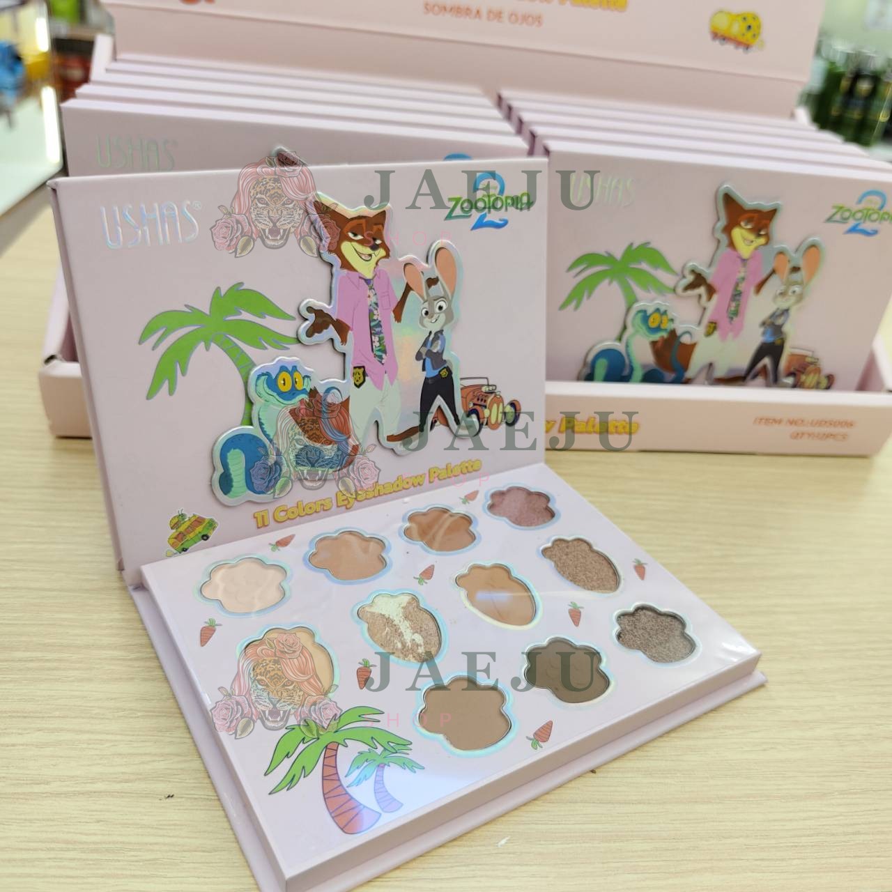 USHAS zooyopia 11colors eyeshadow palette ยูสซาส ซูโทเปียอายแชโดว์ พาเลท - Image 6