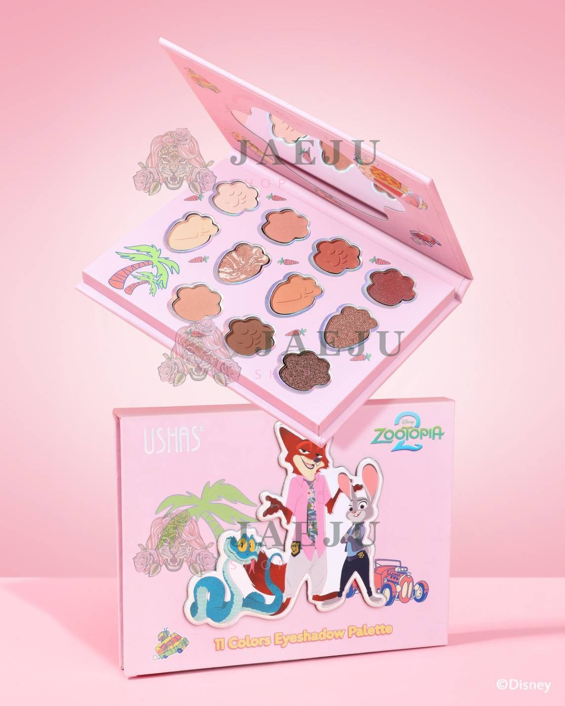 USHAS zooyopia 11colors eyeshadow palette ยูสซาส ซูโทเปียอายแชโดว์ พาเลท - Image 8