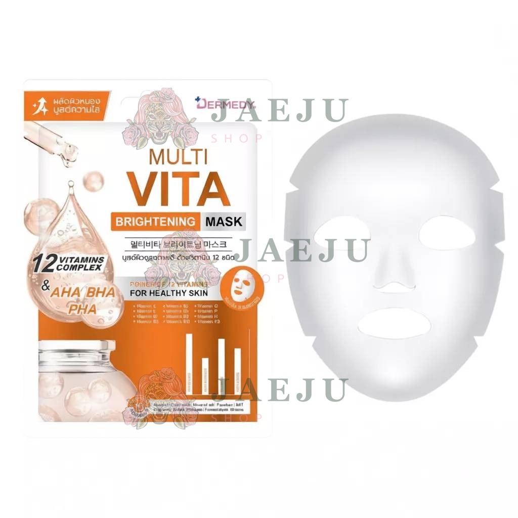 DERMEDY multi vita mask เดอร์มีดี มัลติ ไวต้า มาสก์ 25gx10pcs - Image 28