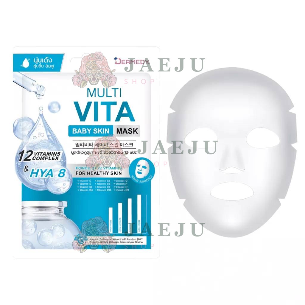 DERMEDY multi vita mask เดอร์มีดี มัลติ ไวต้า มาสก์ 25gx10pcs - Image 30