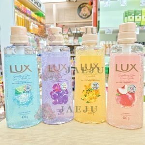 LUX sparkling glow gel bodywash ลักส์ สปาร์คกลิ้ง โกลว์ เจล บอดี้วอช 400g