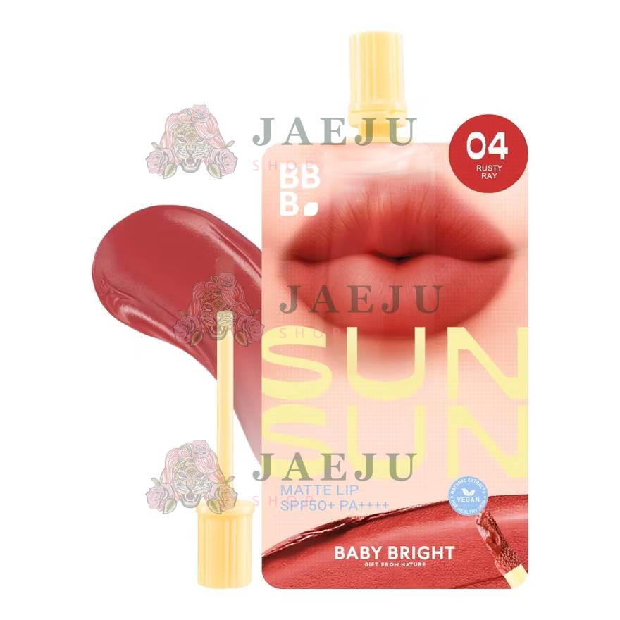 Baby bright sunsun matte lip เบบี้ไบร์ท ซันซันแมทท์ลิปกล่อง spf50+pa+++ 2gx6pcs - Image 7