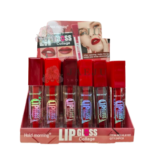 HL6105 Hold morning lip gloss collage ลิปกลอสกล่องแดง