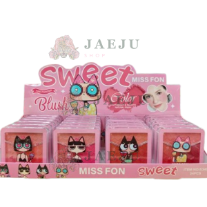 S340 Miss fon sweet blush ปัดแก้มกล่องชมพู
