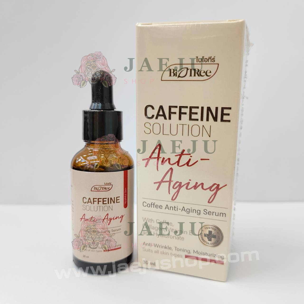 BioTree coffee anti-aging serum ไบโอทีร์ คอฟฟี่ เอนทาย-เอนจิ้ง เซรั่ม 30ml - Image 6