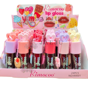 NO.R9001 Rimocoo lip gloss ลิปกลอส x24pcs