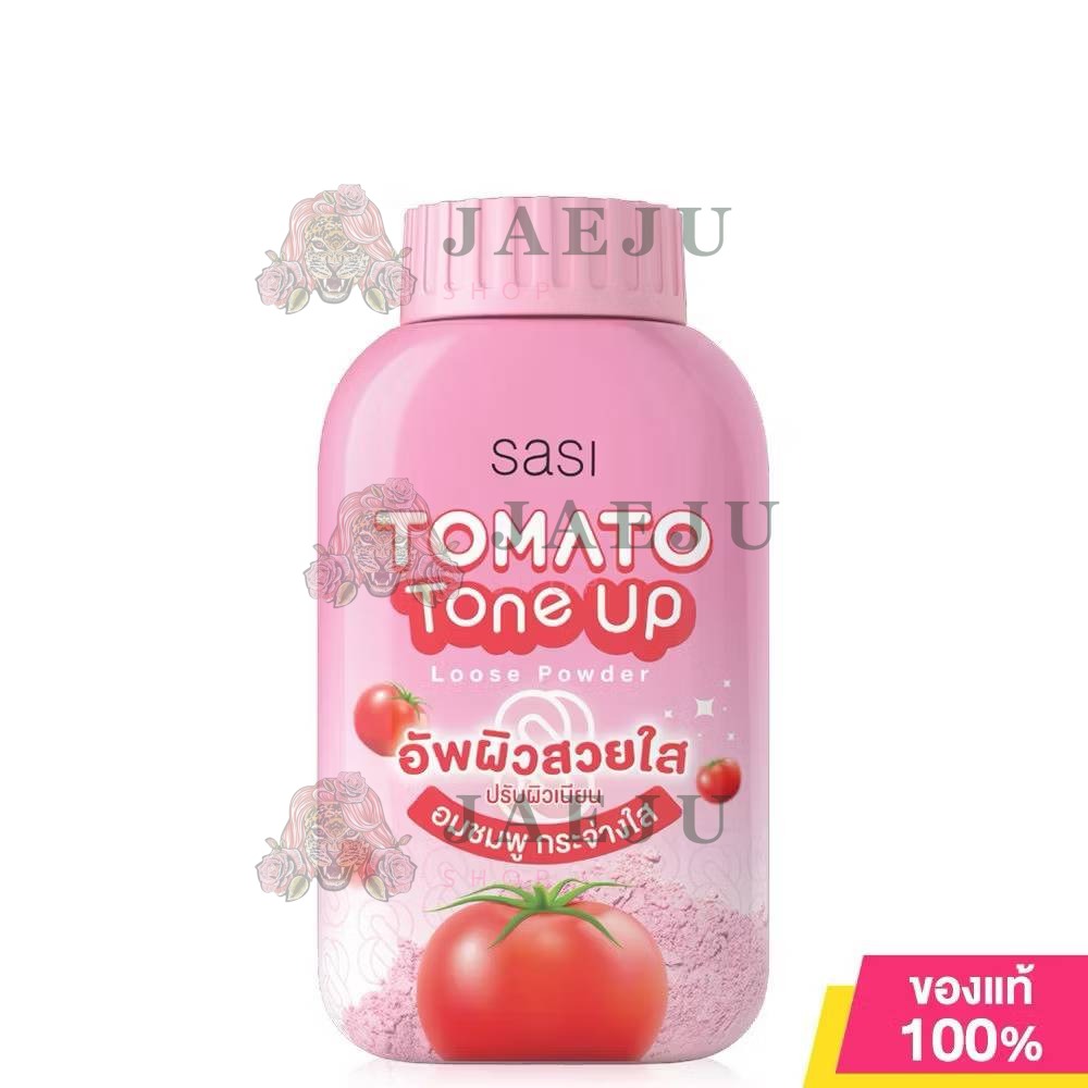 07. sasi tomato tone up loose powder ศศิ แป้งโทเมโท่ โทนอัพ ลูส พาวเดอร์ 50g - Image 4