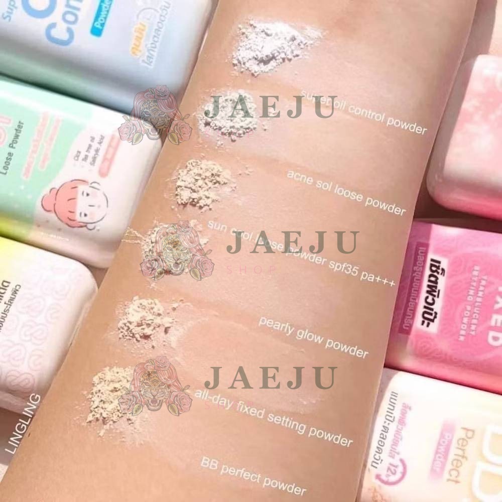 02. sasi all-day fixed powder ศศิ แป้ง ออล เดย์ ฟิกซ์ ทรานส์ลูเซนท์ เซ็ทติ้ง พาวเดอร์ 50g - Image 13