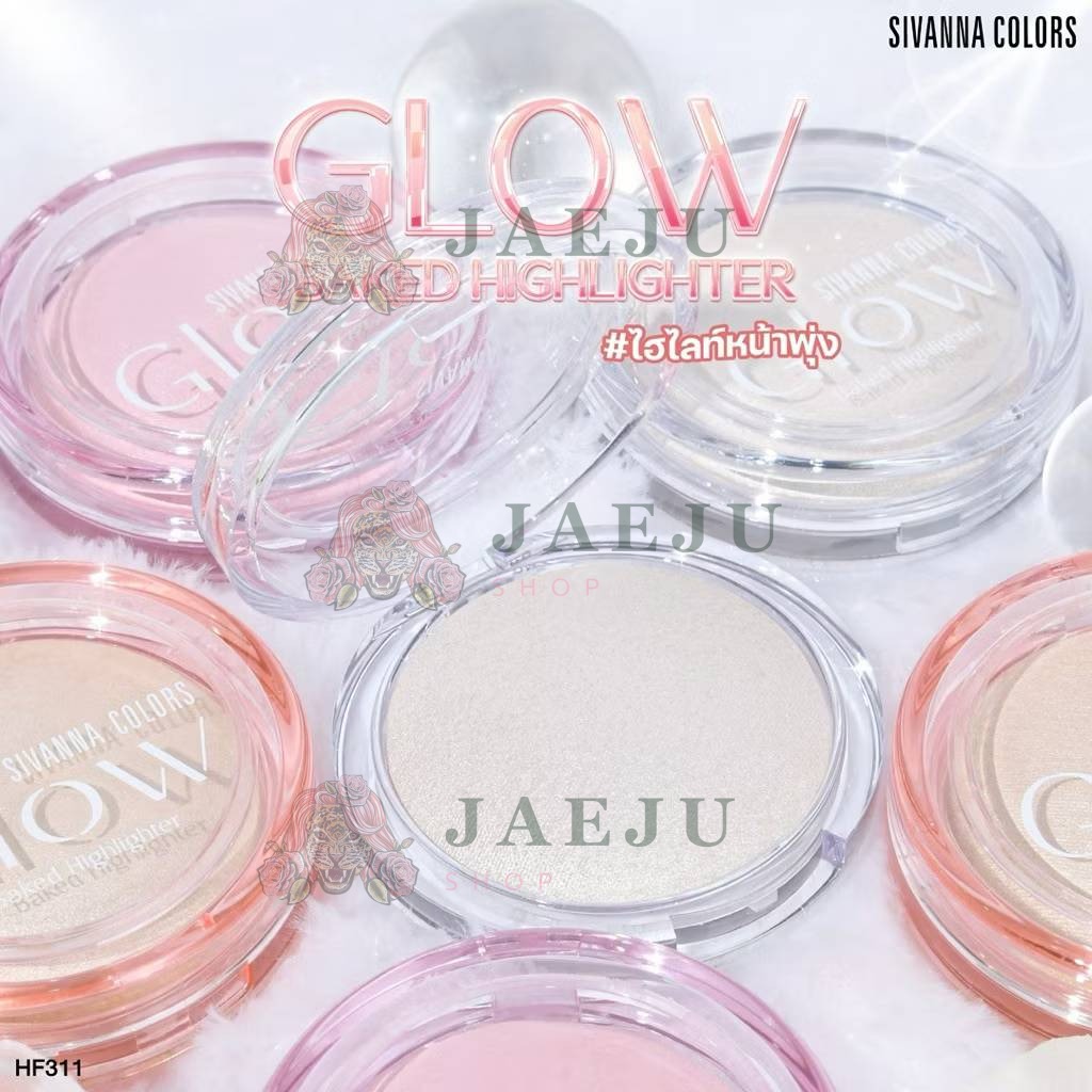 HF311 Sivanna colors glow baked highlighter ซีเวนน่า คัลเลอร์ส โกล์ว เบค ไฮไลท์เตอร์ 10g - Image 3