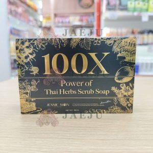Jennie Moon 100X power of Thai herbs scrub soap เจนนี่มูน สบู่สครับ 160g