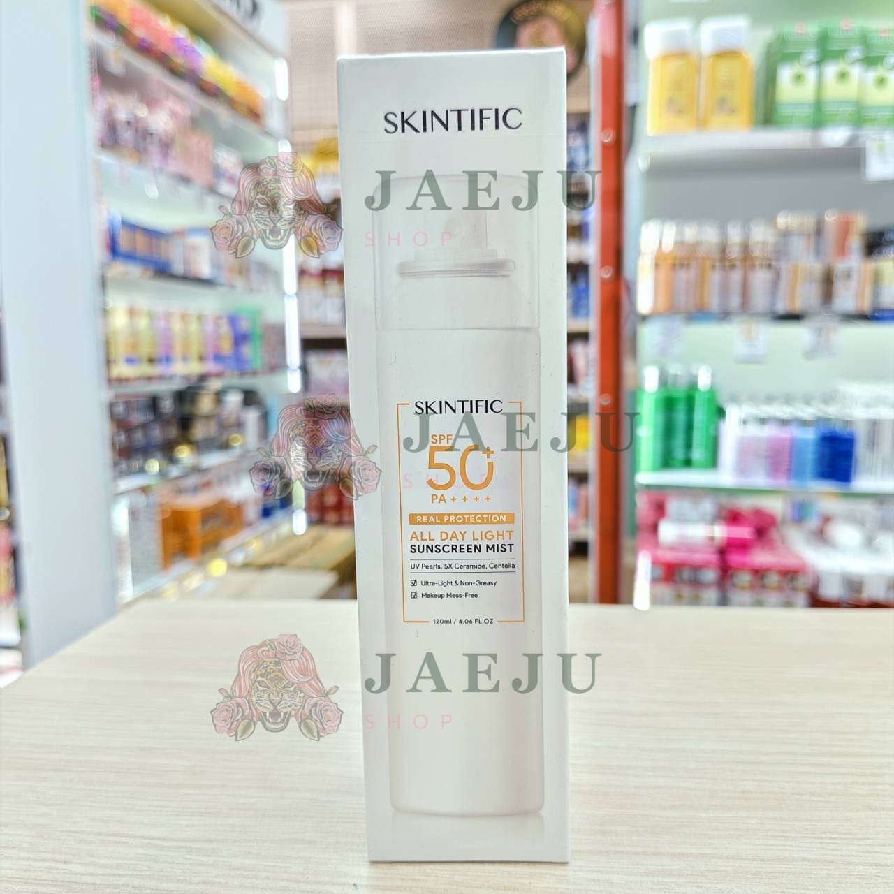 Skintific real protection all day light sunscreen mist สกินทิฟฟิค ออร์ เดย์ ไลท์ซันสกรีน มิสท์ 120ml - Image 2