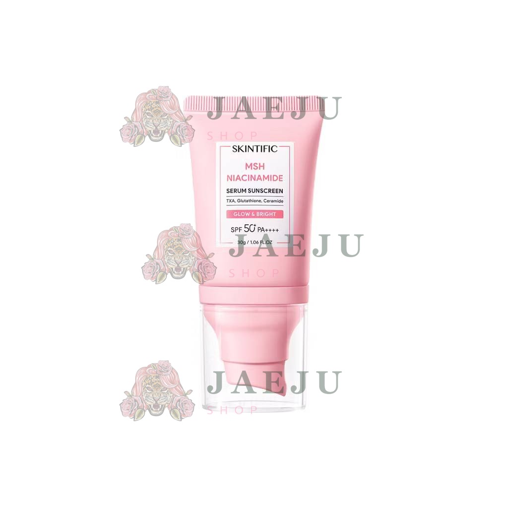 Skintific msh niacinamids serum sunscreen glow&bright สกินทิฟฟิค msh ไนอะชินาไมด์ ซันสกรีน โกลว์แอนด์ไบร์ท - Image 9