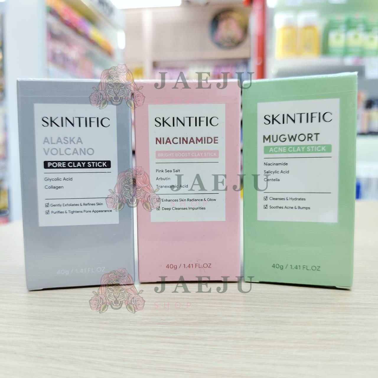 Skintific mask clay stick สกินทิฟฟิค มาร์ค เคลย์ สติ๊กซ์ 40g - Image 2