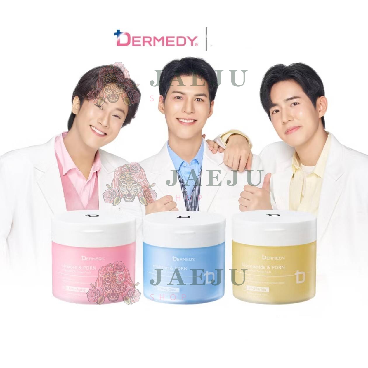 Dermedy ph balance toner pads เดอร์มีดี พีเอช โนเนอร์แพดส์กระปุก100แผ่น 300g - Image 11