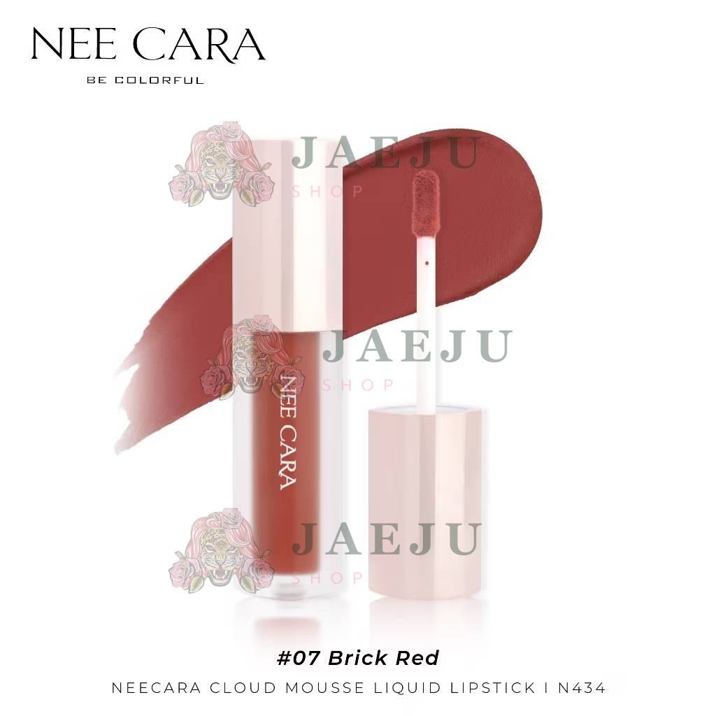N434 Nee cara cloud mousse liquid lipstick นีคาร่า คลาวด์ มูสลิปสติก 3g - Image 20