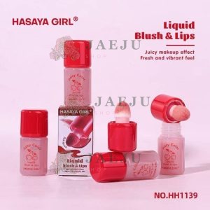 HH1139 Hasaya girl juicy color blush&lips liquid จูซซี่ คัลเลอร์ บลัช&ลิป ลิควิด 5gx24pcs