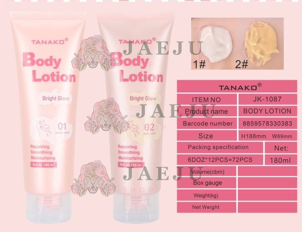 JK-1087 Tanako body lotion ทานาโกะ บอดี้ โลชั่น 180ml - Image 6