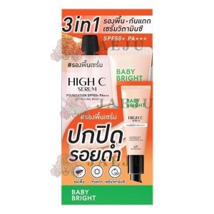 Baby bright high c serum foundation box 6pcs