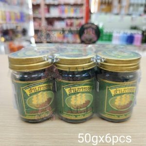 ยาหม่อง สำเภาทอง สูตรเสลดพังพอน 50gx6pcs