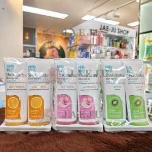 Shokubutsu monogatari facial foam โชกุบุสซึโมโนกาตาริ โฟมล้างหน้า3สูตร 100gx6pcs