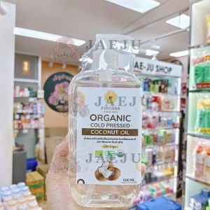 Pinnara since 2012 Organic cold pressed coconut oil พิณนารา น้ำมันมะพร้าวสกัดเย็น 500ml.