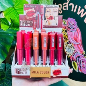 MILA COLOR LIP GLOSS MATTE X 24 PCS./BOX