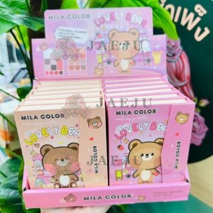 MILA COLOR LOVELY BEAR MAKEUP PALETTE X 12 PCS./BOX