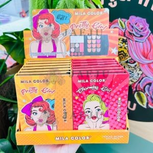 MILA COLOR PRETTY GIRL MAKEUP PALETTE X 12 PCS./BOX