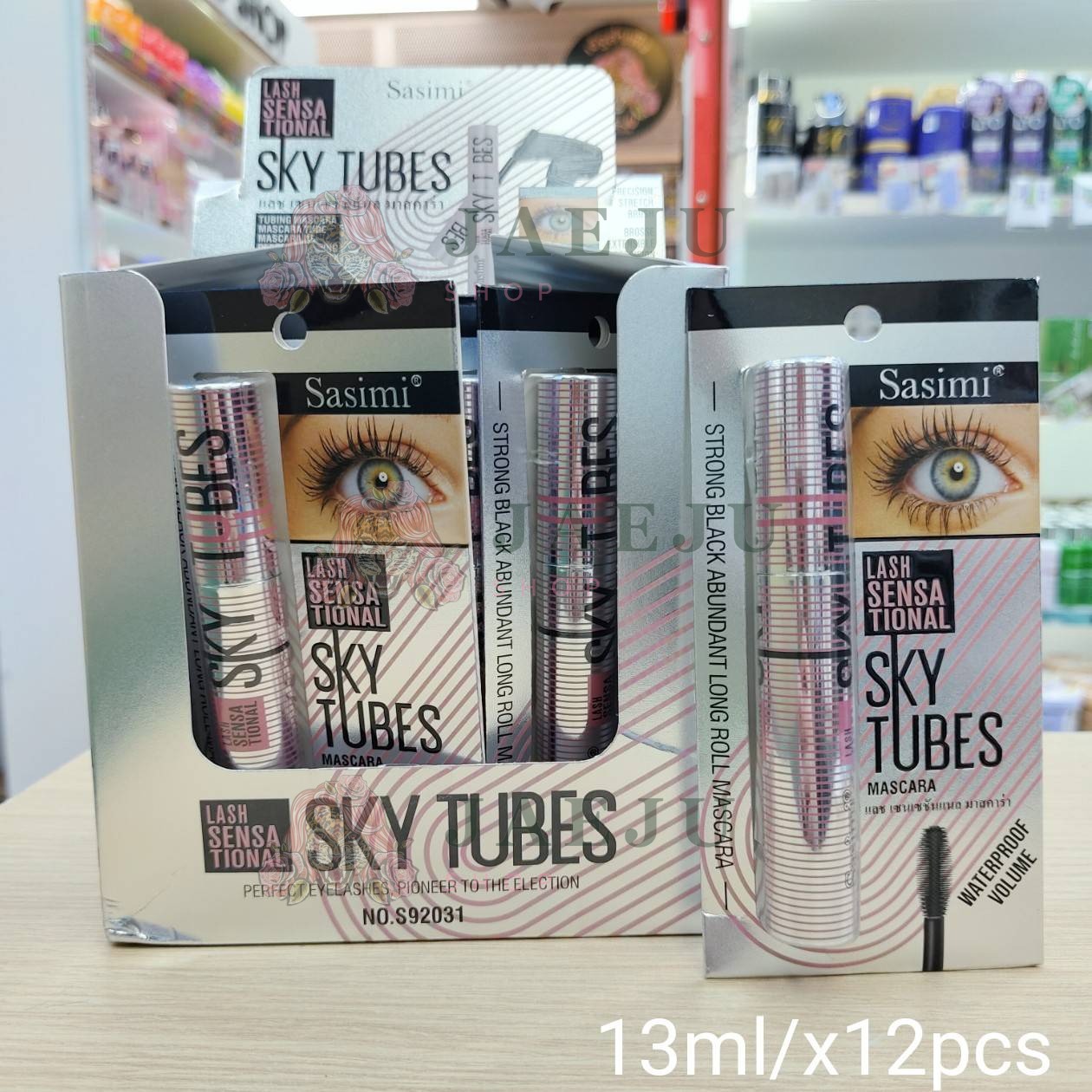 NO.S92031 Sasimi lash sensa tional sky tubes mascara ซาซิมิ มาสคาร่า 13ml/x12pcs