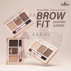 OD7023 odbo brow fit powder palette โอดีบีโอ บราว ฟิต พาวเดอร์ พาเลท 2.8g
