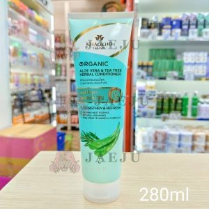 Khaokho talaypu organic aloe vera&tea tree herbal conditioner เขาค้อ ทะเลภู ครีมนวดผมว่านหางจระเข้และที ทรี 280ml