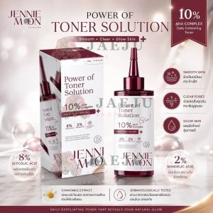 Jennie moon power of toner solution 10AHA complex เจนนี่ มูน พาวเวอร์ ออฟ โทนเนอร์ โซลูชั่น P00014 250g