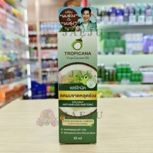 Tropicana coconut Anti-Hair loss hair tonic ทรอปิคานา แอนไท แฮร์ ลอส แฮร์ โทนิค 25ml