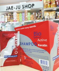 Green bio active shampoo keratin กรีนไบโอ แอคทีฟ แชมพู เคราติน 25mlx24pcs