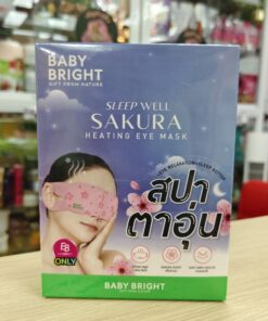 Baby bright sleep well sakura heating eye mask เบบี้ไบร์ท สปาตาอุ่น ซากุระ 6pcs