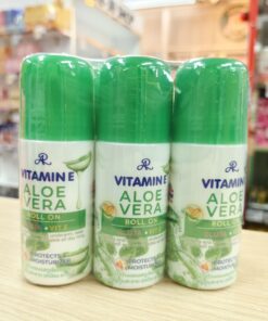 AR vitamine aloe vera roll on เอ อาร์ วิตามิน อี อโรเวร่า โรออน 60mlx6pcs