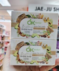 OK herbal soap โอเค เฮอเบิล สบู่สมุนไพร 70gx6pcs