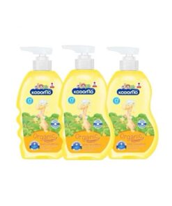 Kodomo organic baby shampoo โคโดโม ออร์แกนิค อโรเวล่า แชมพูเด็ก 400mlx3pcs