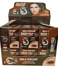 NO.XH-051 Mila color brow you 2in1 เขียนคิ้วเจล 2ช่อง