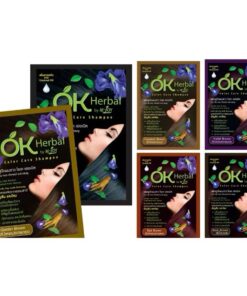 OK Herbal color care shampoo โอเค เฮอเบิล แชมพูปิดผมขาว 30mlx12pcs
