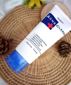 Mistine acne clear facial foam มิสทีน แอคเน่ เคลียร์ เฟเชี่ยล โฟมล้างหน้าหลอดสีขาว 85gx6pcs