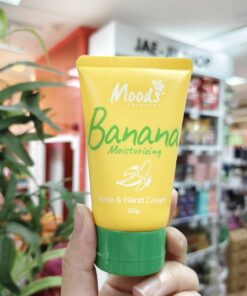 MO072B Moods banana moisturizing face&hand cream มูดส์ บานาน่า มอยซ์เจอร์ไรซิ่ง เฟช แอนด์ แอนด์ ครีม 60g.