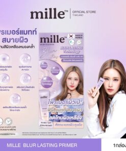 Mille blur lasting primer มิลเล่ เบลอ ลาสติ้ง ไพรเมอร์ 6gx6pcs