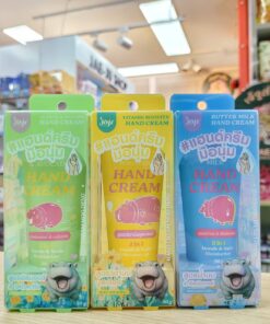 Joji secret young butter milk hand cream โจจิ วีเคร็ท แฮนด์มาส์ก บำรุงมือสีฟ้า 50g