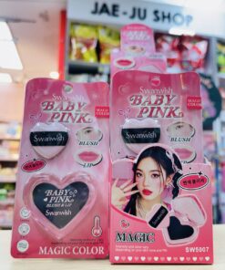 SW5007 Swanwish baby pink blush&lip 2.3g.